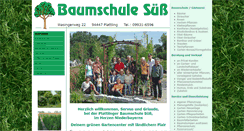 Desktop Screenshot of baumschule-suess.de
